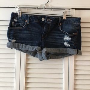 Shorty ripped jean shorts. Brand new